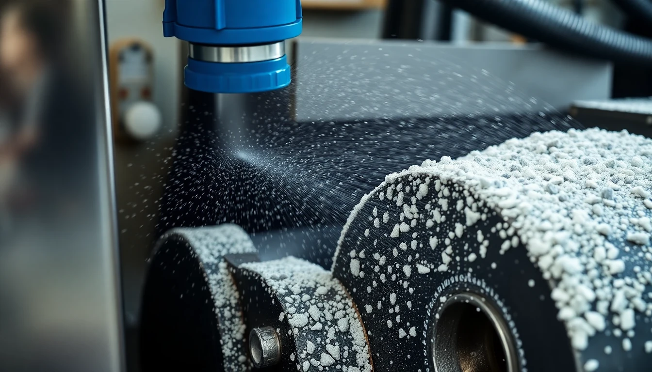 Soda Blast Media Cleaning